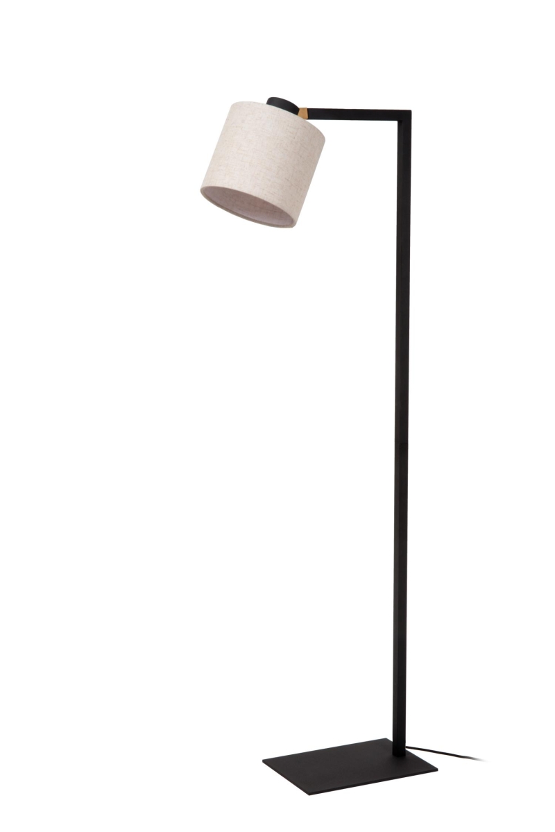 Lucide LESLEY - Floor lamp - 1xE27 - Black